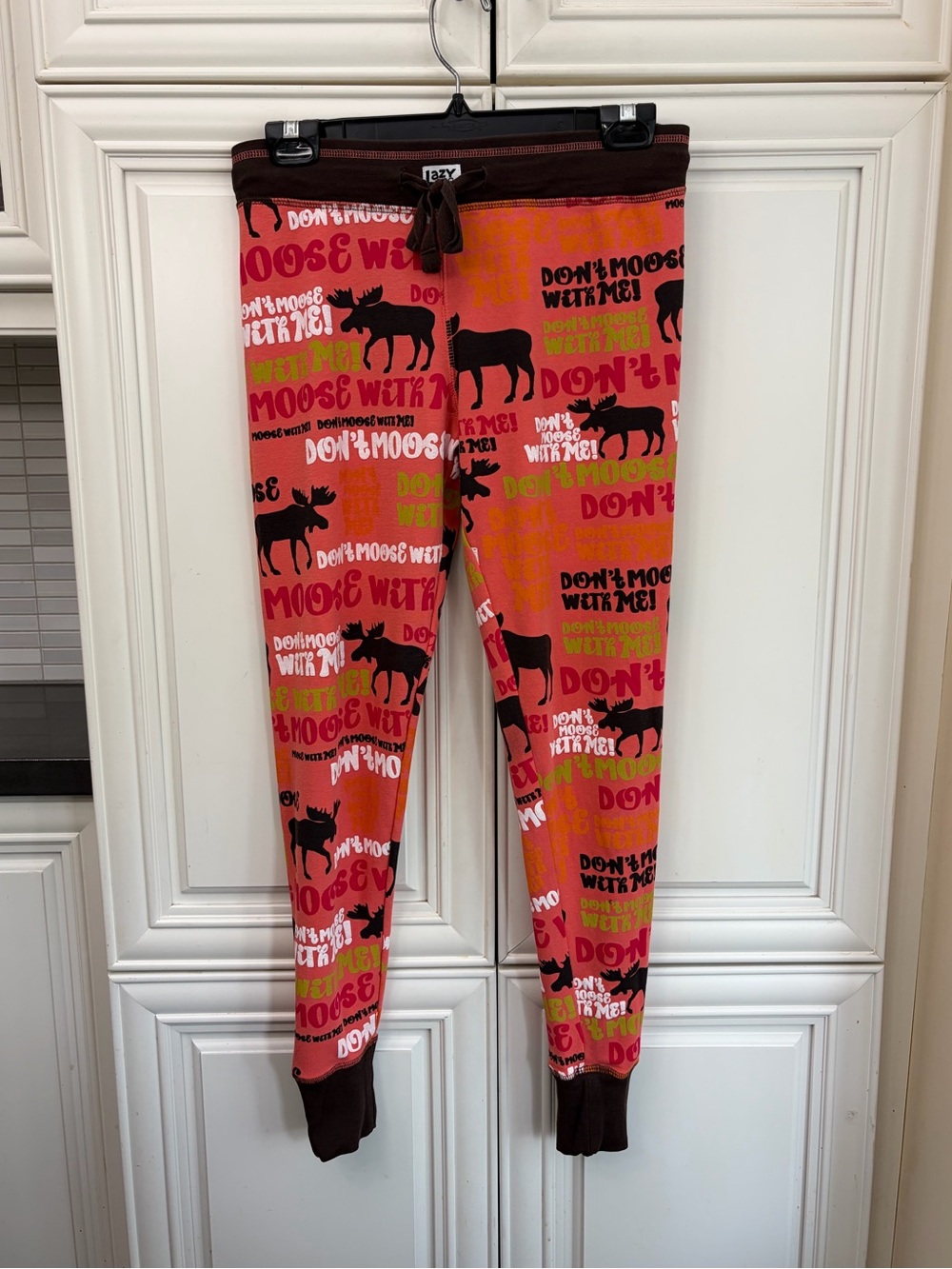NWT Lazy Don’t Moose with Me women’s pajama bottom leggings